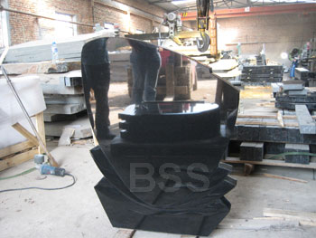China black headstone